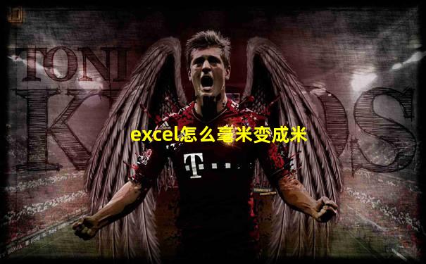 excel怎么毫米变成米