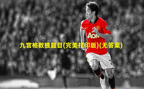 九宫格数独题目(完美打印版)(无答案)