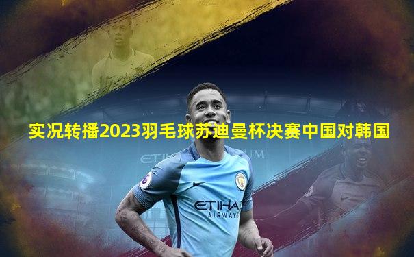 实况转播2023羽毛球苏迪曼杯决赛中国对韩国