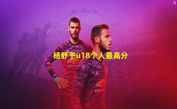 杨舒予u18个人最高分