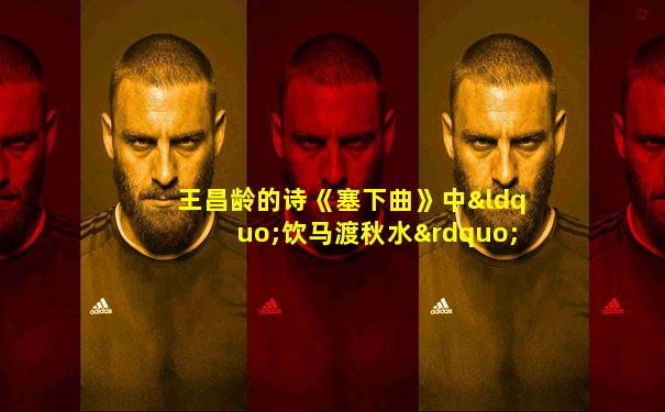 王昌龄的诗《塞下曲》中“饮马渡秋水”的下一句