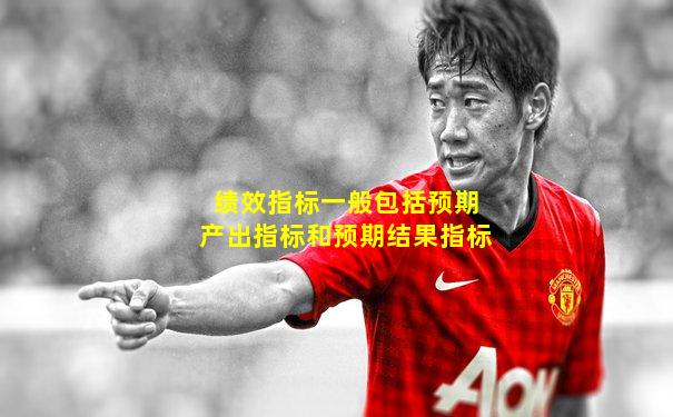 绩效指标一般包括预期产出指标和预期结果指标